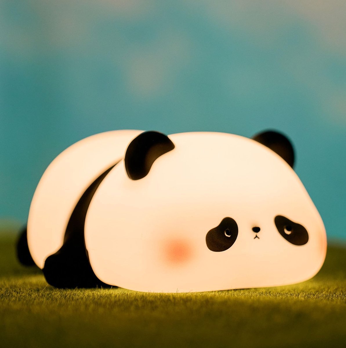 Nachtlamp - Panda Nachtlamp - Nachtlampje Baby - LED Squishy Dier Nachtlampje - 3-niveaus Dimbaar - Kinderlampje voor Baby, Peuter en Kinderkamer - Slaap Maatjes - Leuk Cadeau (Panda)