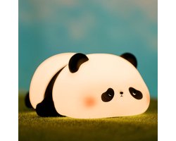 Nachtlamp - Panda Nachtlamp - Nachtlampje Baby - LED Squishy Dier Nachtlampje - 3-niveaus Dimbaar - Kinderlampje voor Baby, Peuter en Kinderkamer - Slaap Maatjes - Leuk Cadeau (Panda)