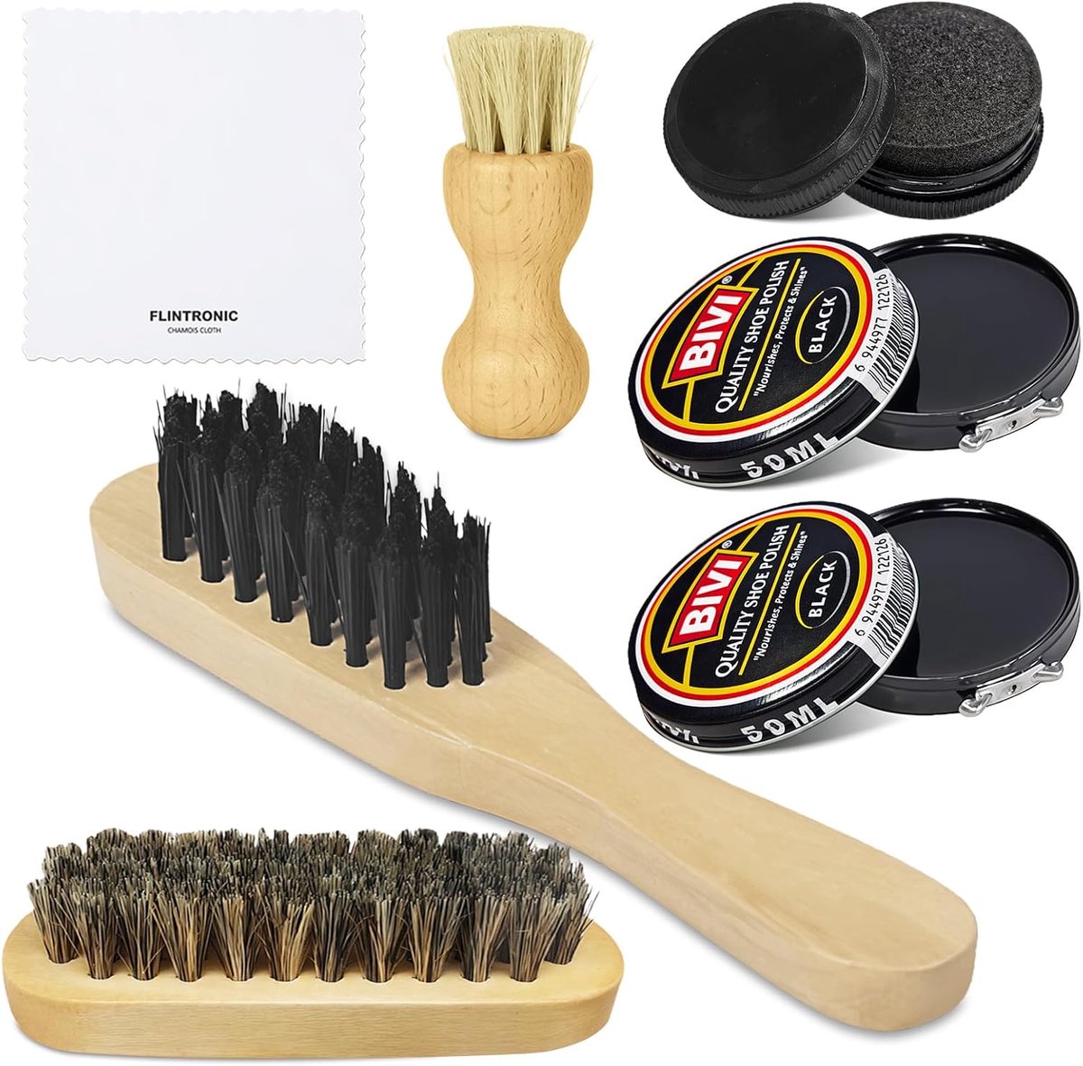 Suede cleaner kit - reinigingsset voor suede en nubuck - inclusief borstel en doeken - ShopVlot