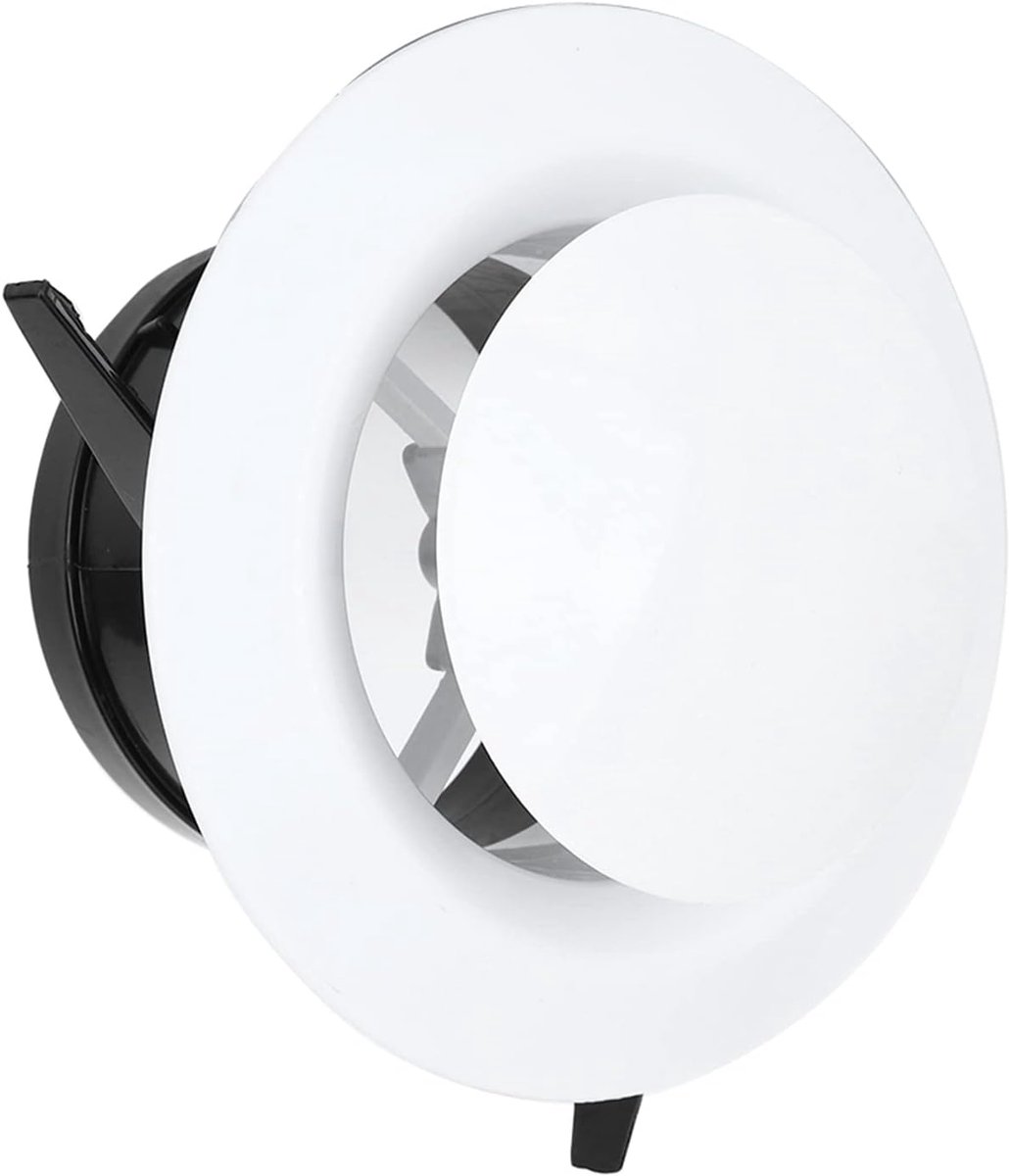 Ventilatierooster 100mm - Ronde ABS Ventilatiegrille - Makkelijk te installeren - Voor eenvoudige reiniging - ShopVlot