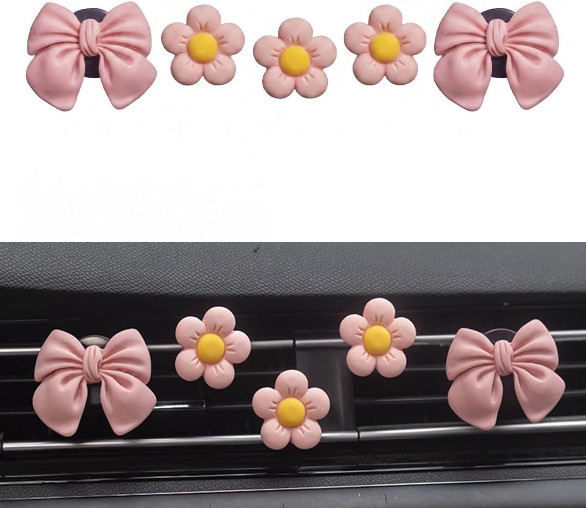Auto-luchtverfrissers clip 5 stuks - Esthetisch design - Aromatherapie - Langdurige frisheid - ShopVlot