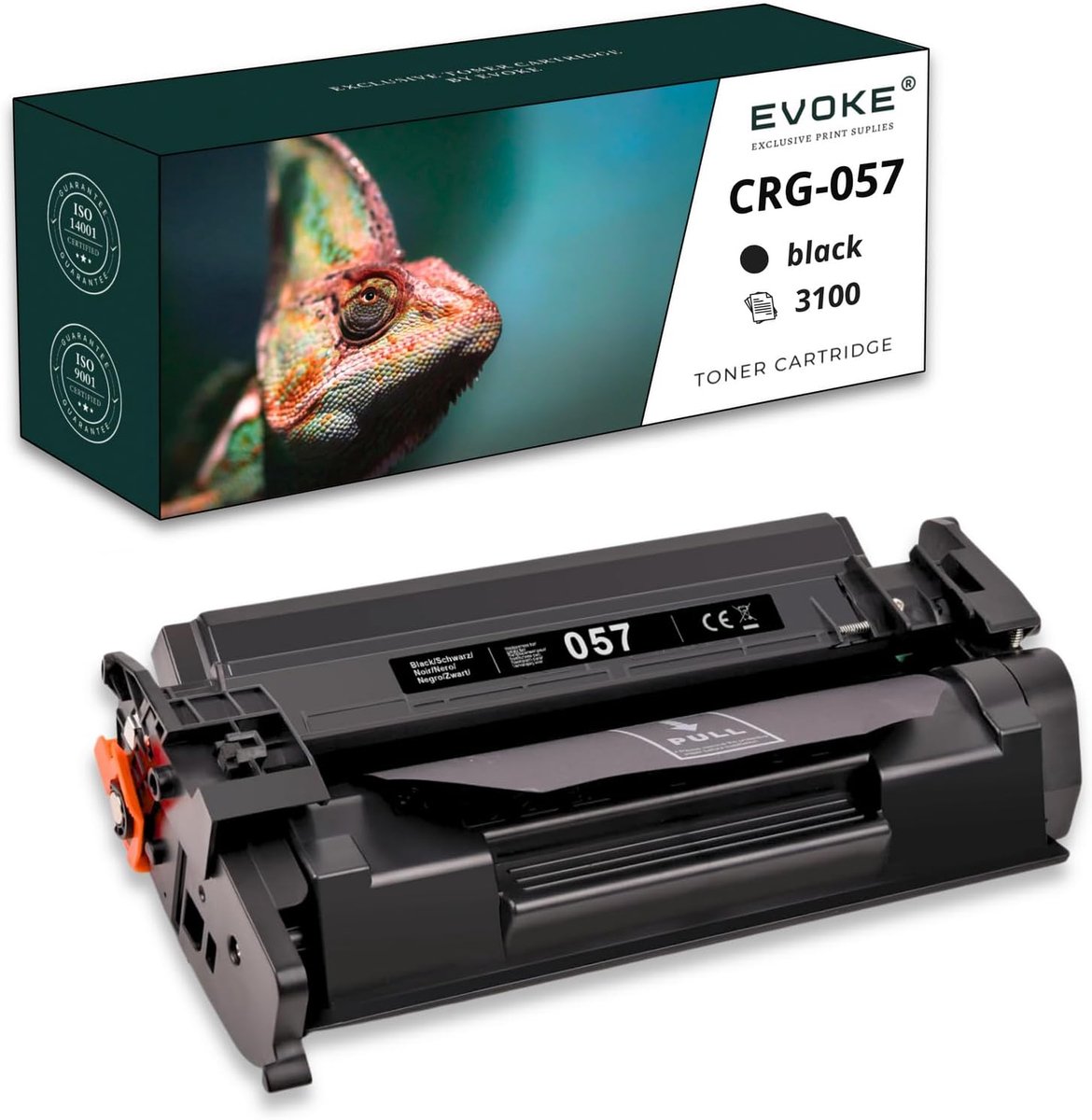 Toner CRG057 Zwart - Compatibel met Canon MF443DW MF445DW - Tot 3100 pagina's - Langdurige kwaliteit - ShopVlot