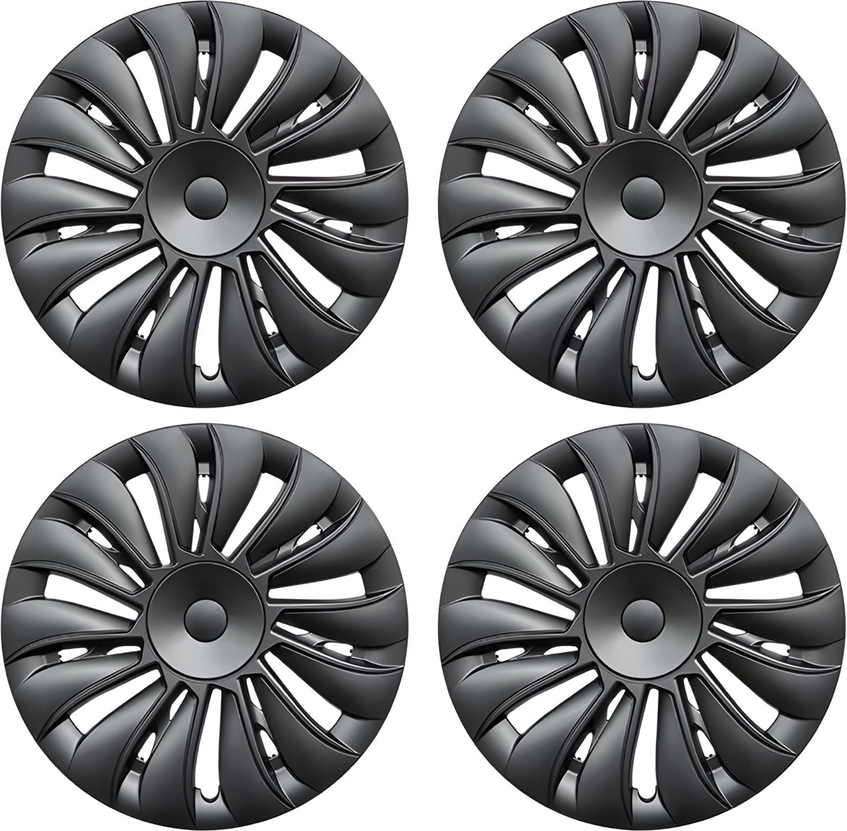 Wieldoppen 19 Inch Set 4 Stuks - Velgen - Tesla Model Y 2020-2024 Storm Stijl - Auto Accessoires