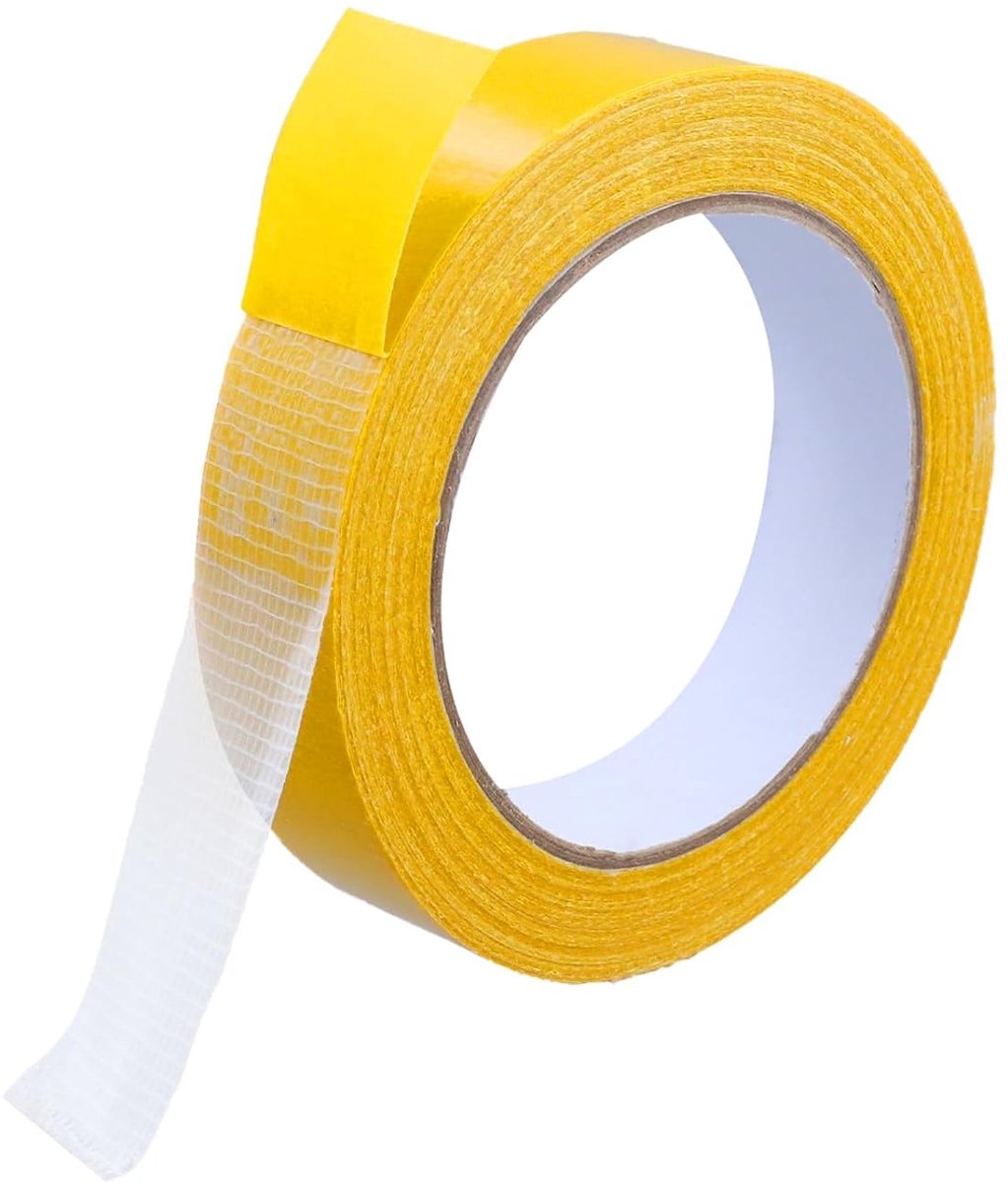 Extra sterke dubbelzijdige textieltape, 2,5 cm x 20 m, zoomtape zonder naaien, geen hernieuwde zoom nodig, voor - ShopVlot