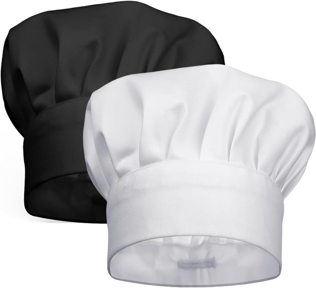 Chef Hats Unisex 22 cm Adjustable Chef Hat Cotton Chef Hats for Kitchen, Housework, Restaurant Catering, Cooking Party - ShopVlot