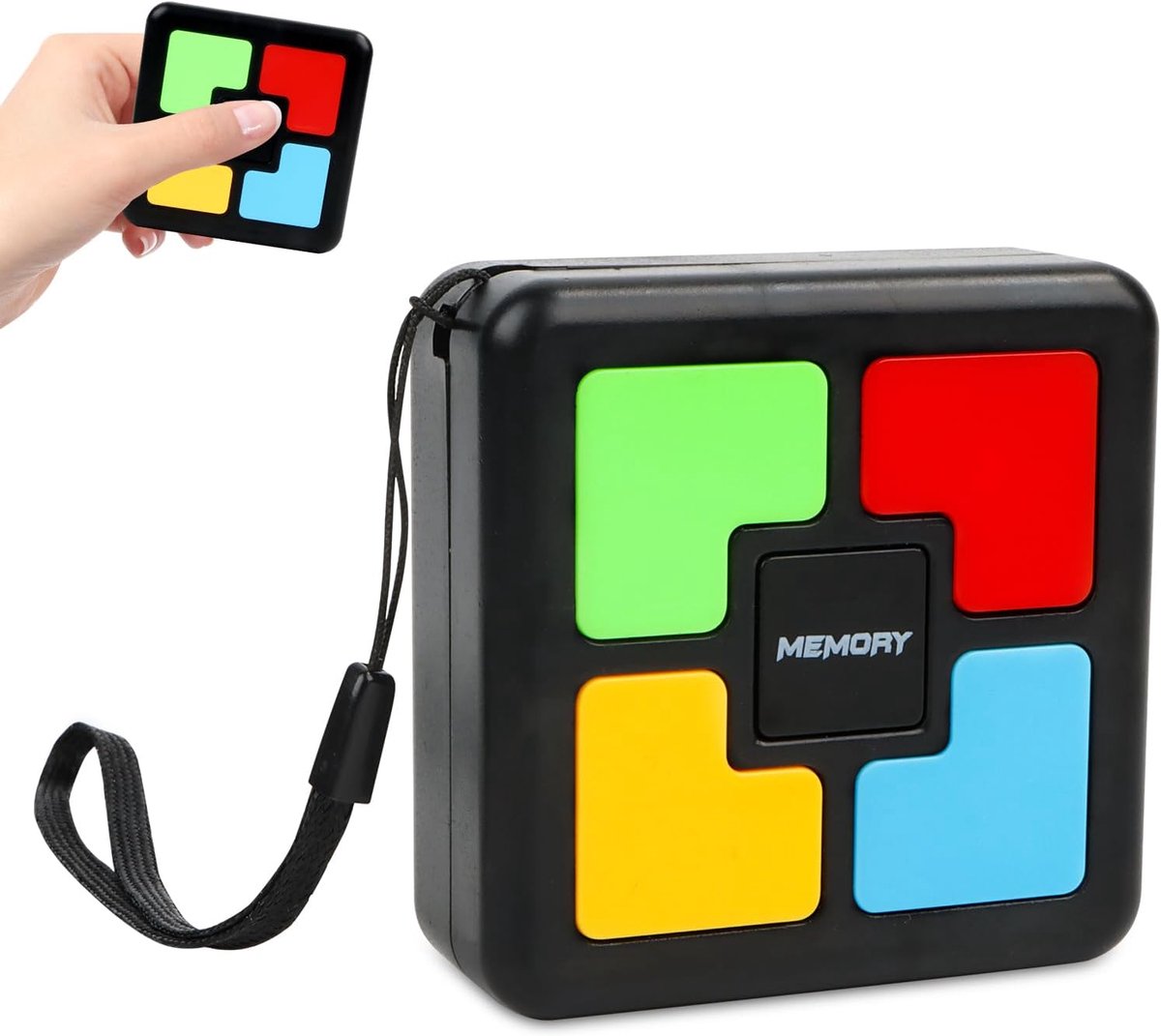 Geheugenspel met licht en geluid - voor 6 tot 10 kinderen - elektronisch en interactief - ShopVlot