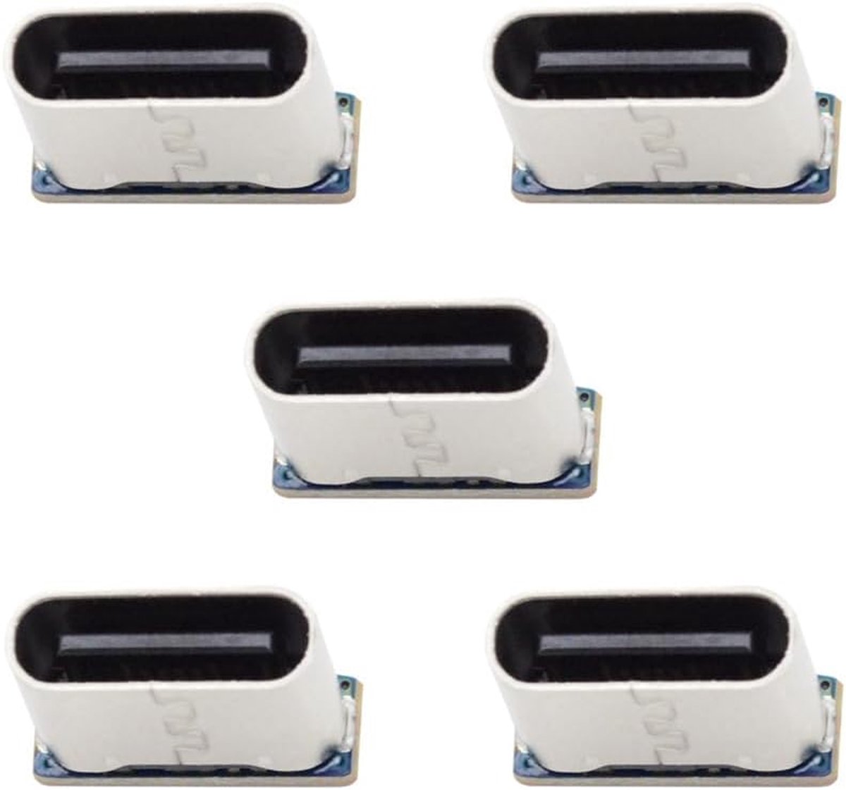 Connector 5pcs/lot DIY Solder Type-C Female Socket Connector Replace for Micro-USB 5 Pin Female SMT Type DC 5V Power - ShopVlot