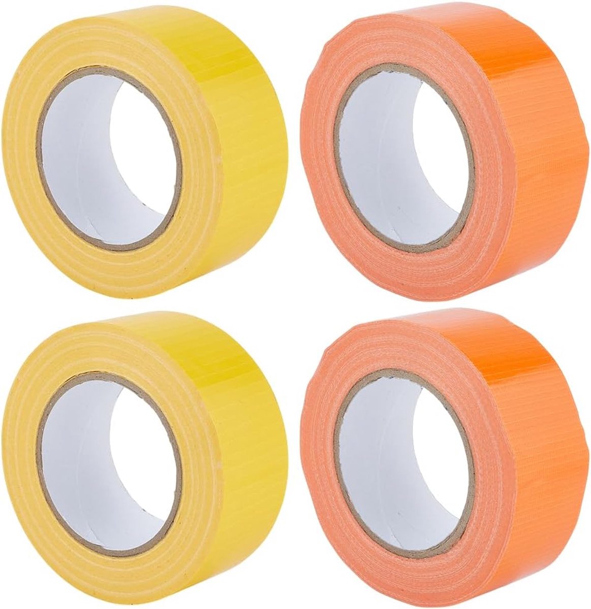 Pickleball plakmarkeringstape 50 mm x 50 m - Tweekleurige tape - Tijdelijke plaatslijnen - ShopVlot