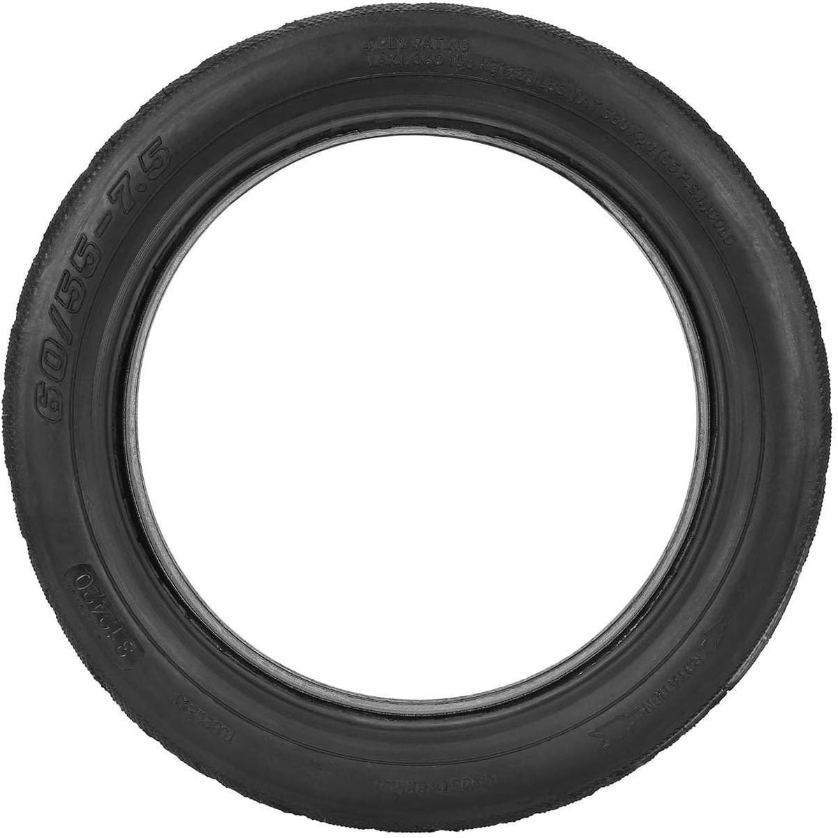 Solid banden 60/55-7.5 - 10 inch rubber - lek- en explosievrij - ideaal voor Ninebot S90L - ShopVlot