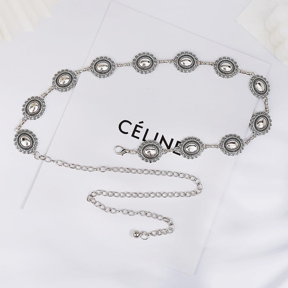 Dames tailleketting buikketting - ovale schakels - heupketting - perfect voor festivals - ShopVlot