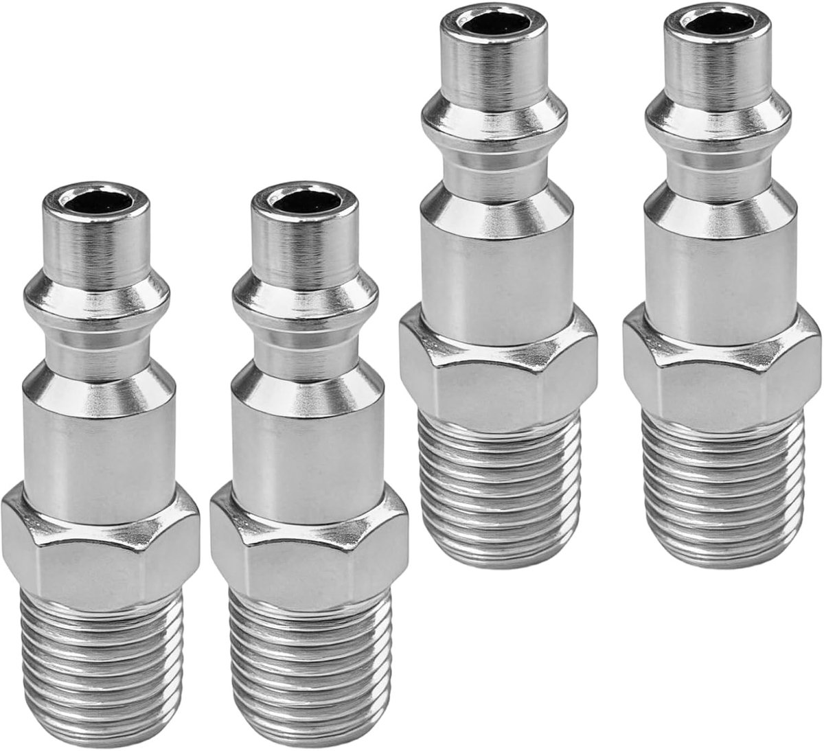 Snelkoppeling perslucht 1/4 inch - staal met teflon-coating - hoge slijtvastheid - betrouwbaar voor luchtcompressor - ShopVlot