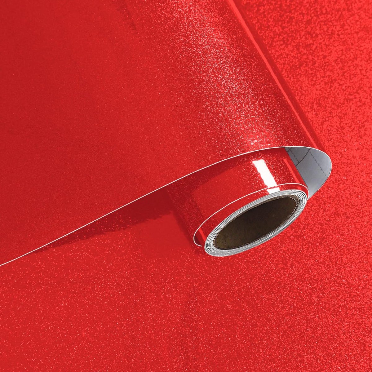 Zelfklevend behang rood 40 cm x 200 cm - glanzend - decoratieve film - ideaal voor meubels - ShopVlot