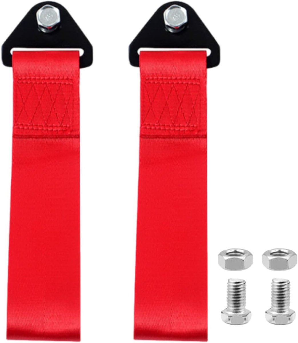 Auto bumpers set van 2 - Multi-functionele trekhaak - Hoge sterkte nylon trekkoord - Ideaal voor pechhulp - ShopVlot