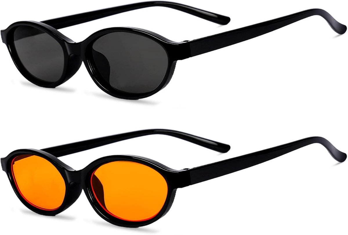 Retro zonnebril ovaal - trendy unisex - ultralicht materiaal - perfect voor buitenactiviteiten - ShopVlot
