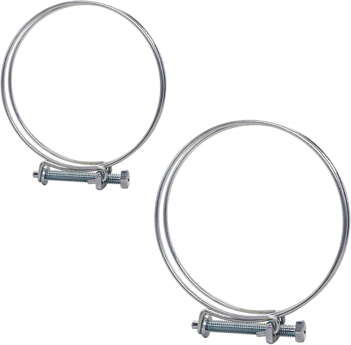 Hose clamps 75-80mm - verzinkt staal - verstelbare diameter - eenvoudig te monteren - ShopVlot
