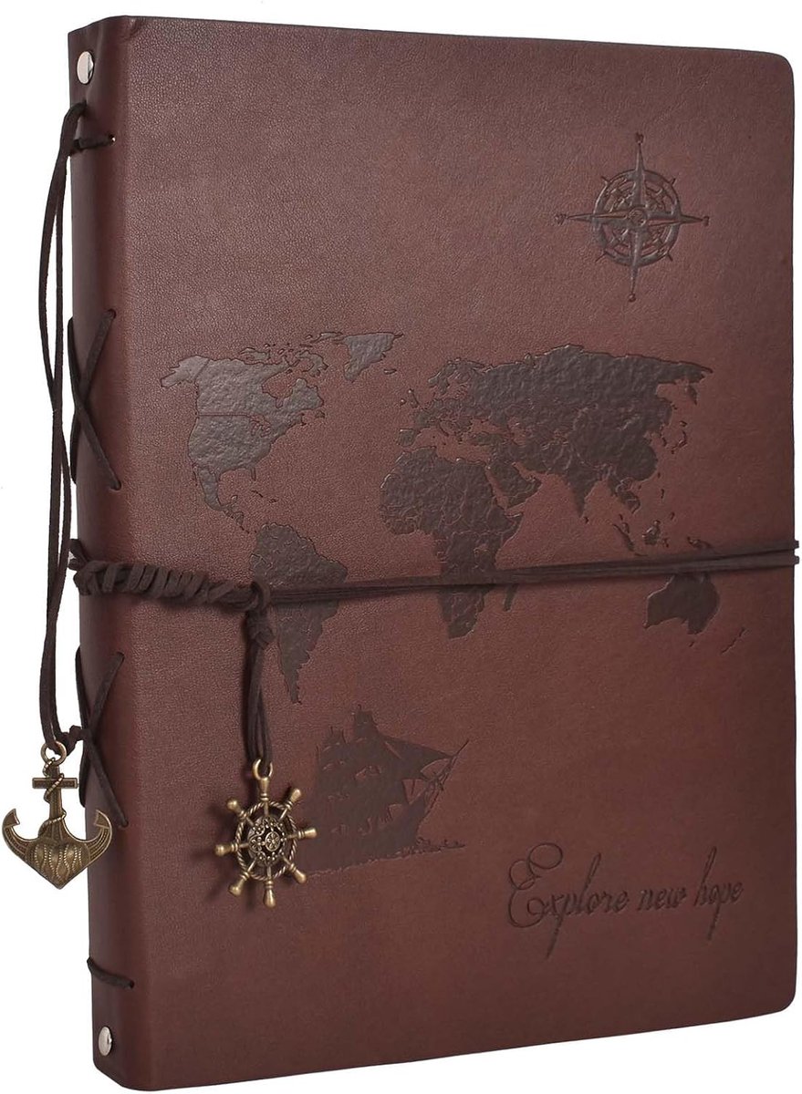 Fotoalbum 30 bladen - Kunstlederen cover - Dandelion stijl - Perfect voor herinneringen - ShopVlot