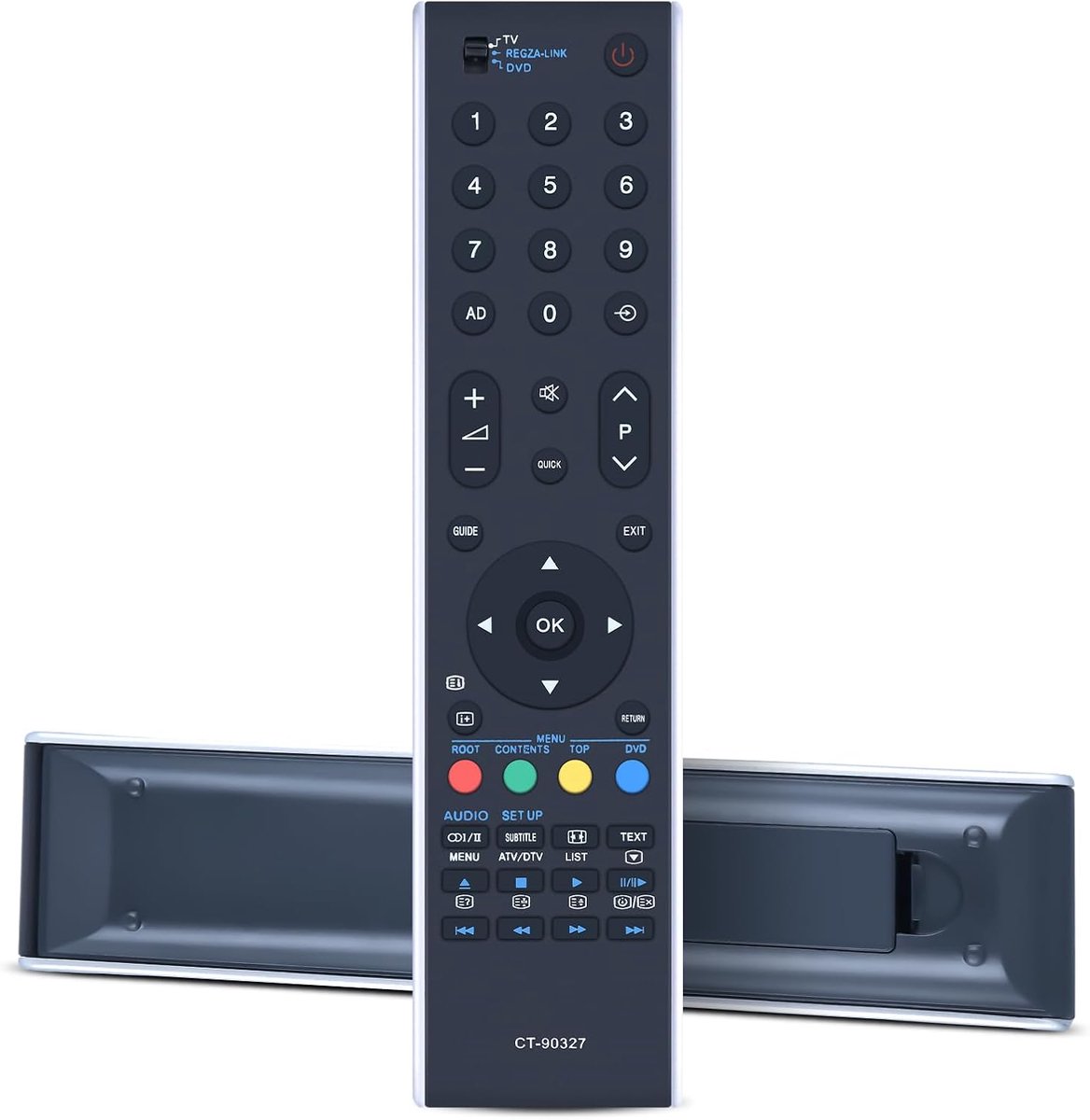 CT-90327 Vervangende Afstandsbediening compatibel met Toshiba LCD TV 37XV635D 42ZV635D 42ZV635DB 32XV625D 32XV625DB - ShopVlot