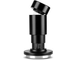 Professionele 2-in-1 Espresso Tamper 51mm met WDT Tools, Verstelbare Tamper en 8-Needle Divider voor Barista Accessoires