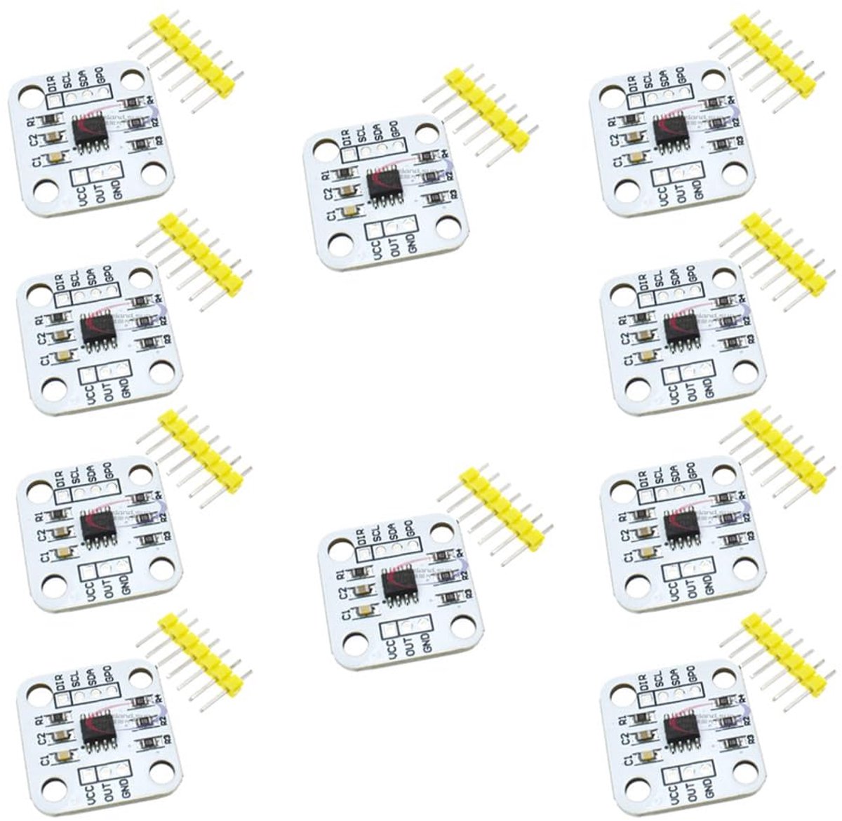 Magnetische encoder 12bit - AS5600 module - 10 stuks - Nauwkeurige hoekmeting - ShopVlot