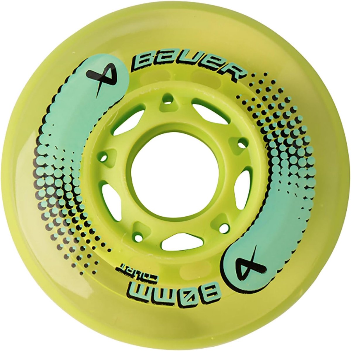 Inline hockey roll 76A - set van 4 - 72mm wielen - soepel en snel rijden - ShopVlot