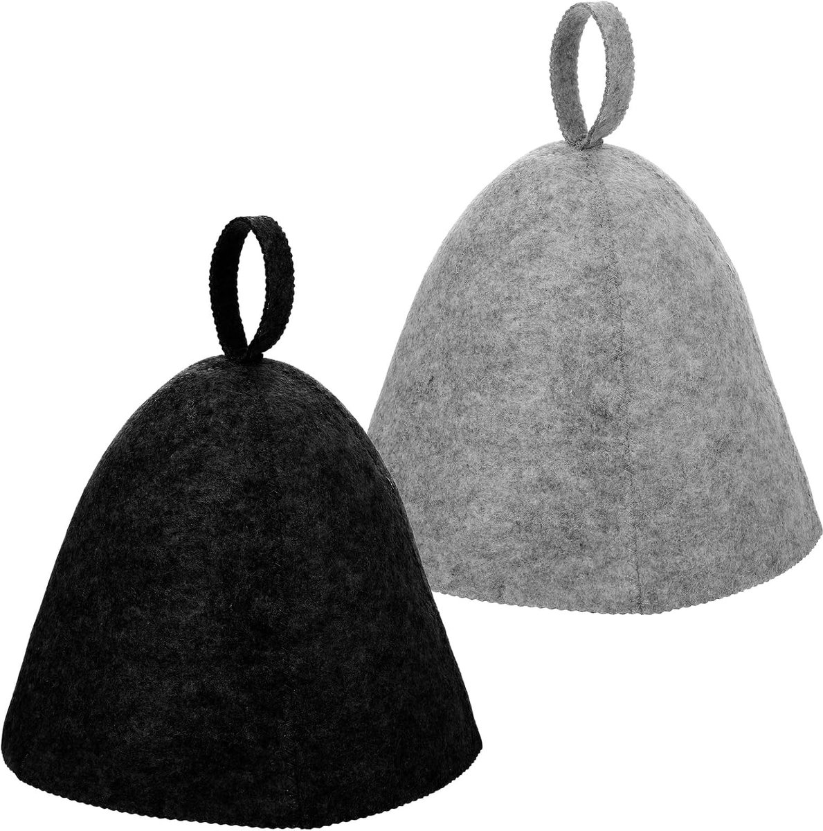 Saunamuts 2 stuks - vilten mutsen - ademend en comfortabel - effectieve bescherming voor de sauna - ShopVlot
