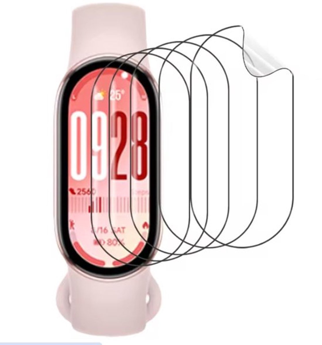 Screen Protector Ultra Dun - 5 Stuks - Zelfherstellend - TPU Film - HD Helder - Oleofobe Coating - Horloge Screen Protector