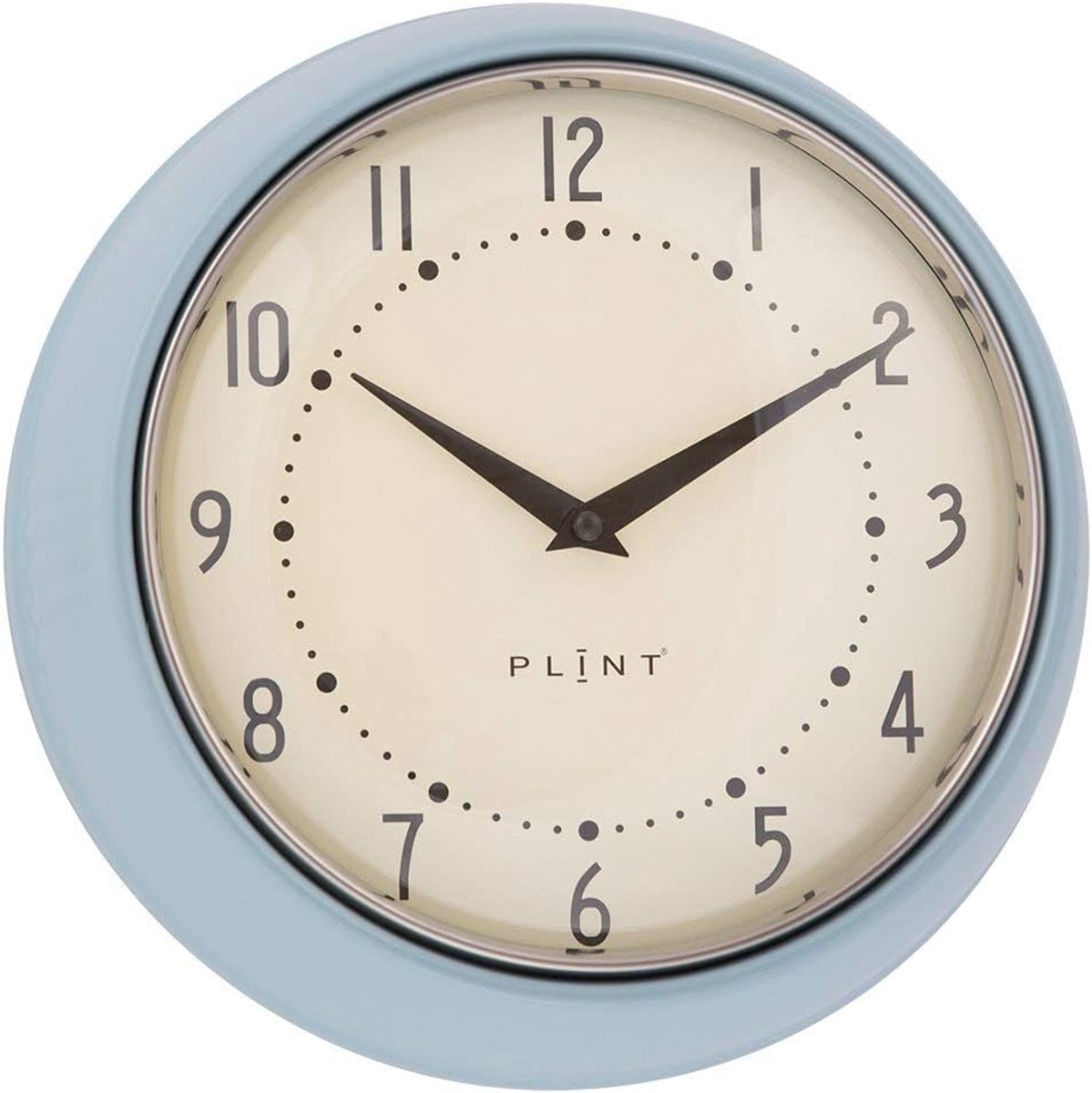 Wandklok Retro - IJsblauw - Deens design - Perfect voor in de keuken - ShopVlot