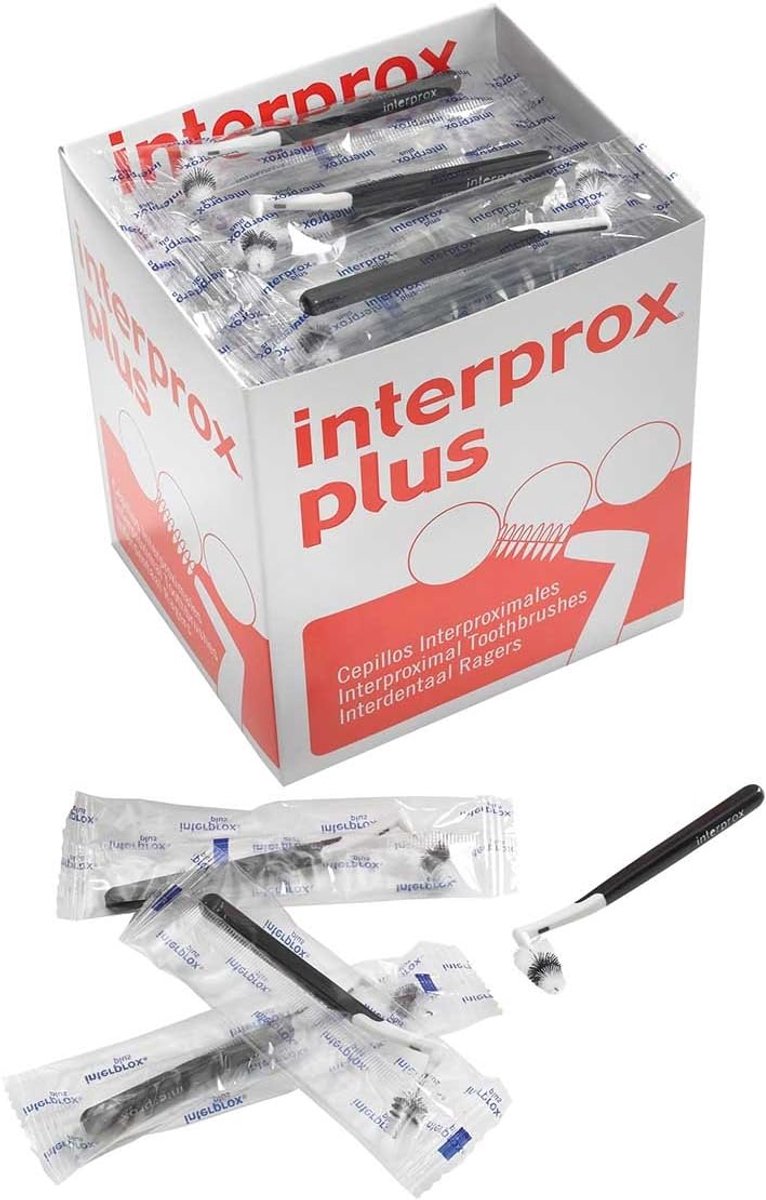 Interprox Plus Interdental Brushes Box of 80 (Black XX-maxi) - ShopVlot