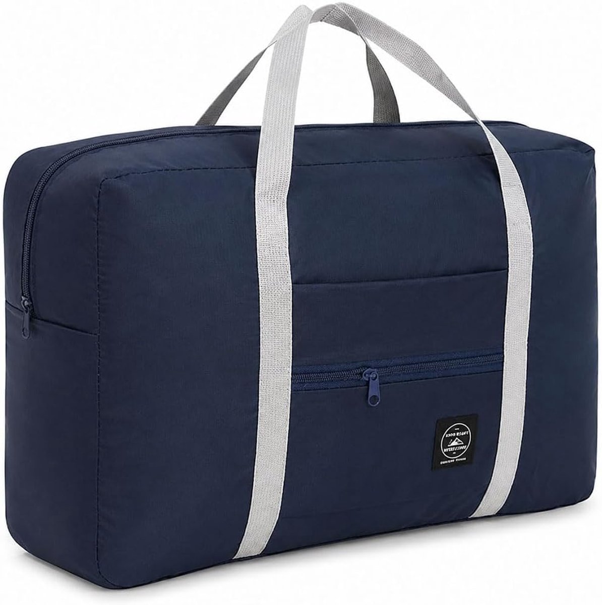 1 x reistas, handtas voor vliegtuig, kleine handbagage, opvouwbaar, 46 x 31 x 14 cm (marineblauw, inhoud 20 l) - ShopVlot