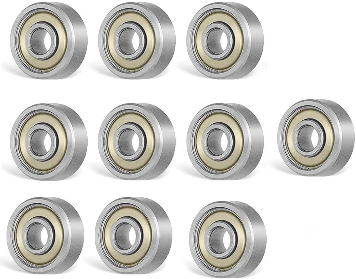 Pack of 10 683ZZ Carbon Steel Ball Bearings Miniature Double Shielded Groove Ball Bearings 3 x 7 x 3 mm - ShopVlot