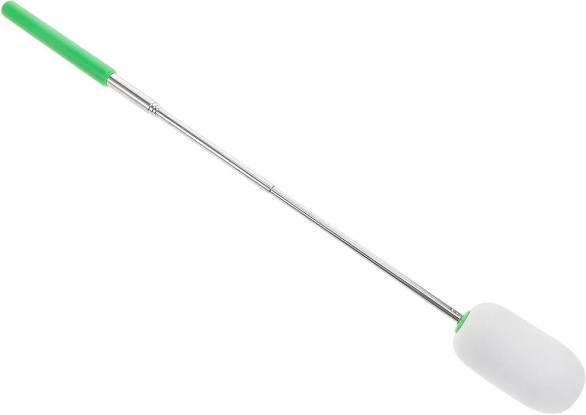 Keramische Sponsstok - Sponsborstel Pottenbakken - Water Absorberen - Telescopisch Ontwerp - 70 cm - Donkergroen
