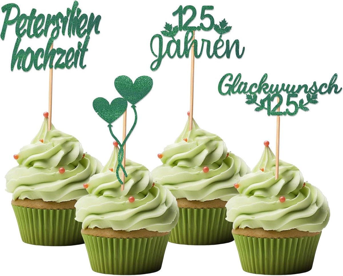 Peterselie bruiloft taarttopper - ShopVlot