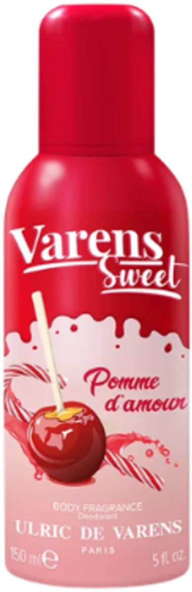 Varens Sweet - Pomme d'Amour Body Fragrance | 1x 150 ml - Gekarameliseerde Appel | Ulric de Varens - Bodymist & Deodorant Spray