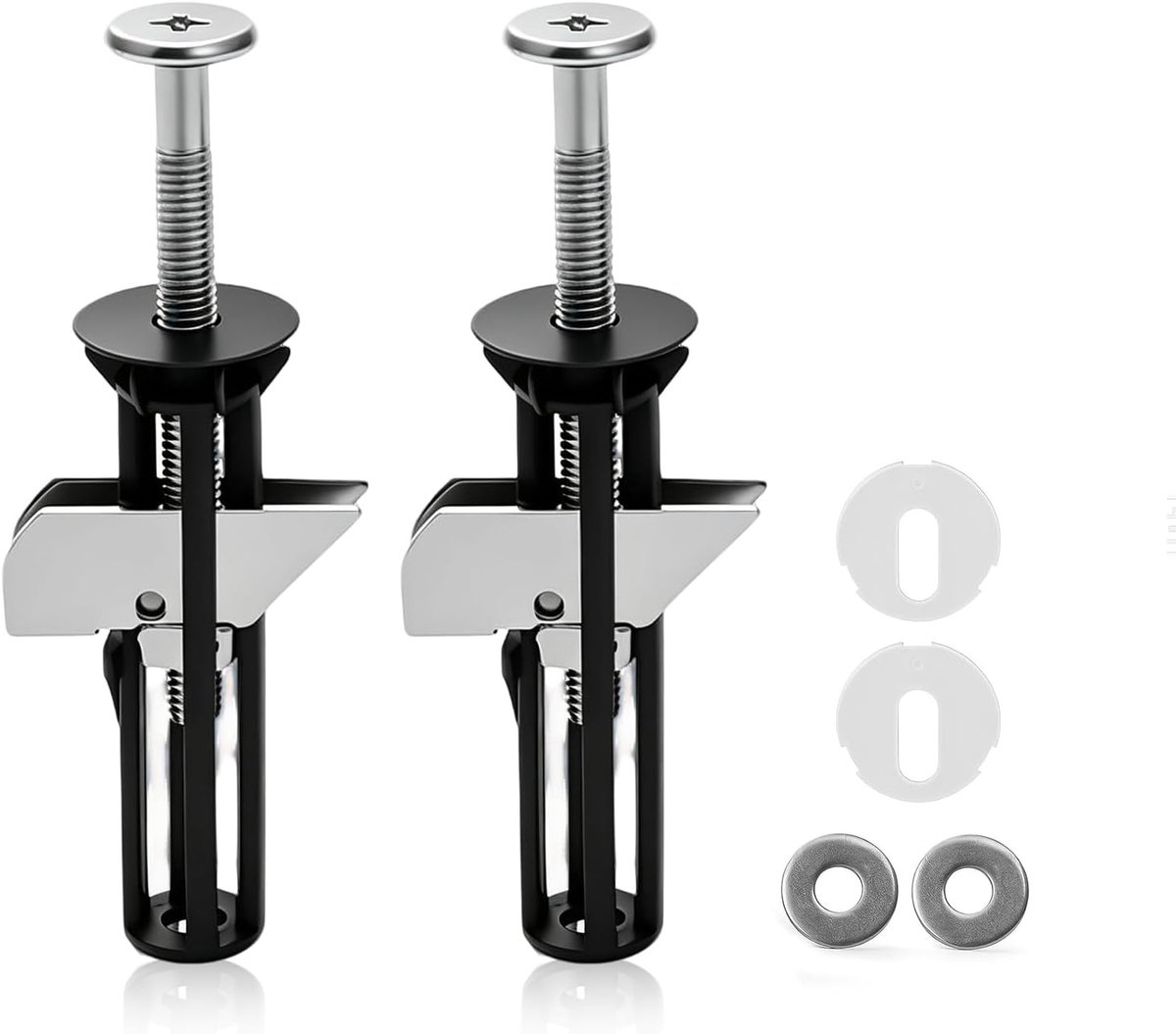 Wc-bril bouten 7,2 cm - universele reserveonderdelen - snelle bevestiging - geschikt voor de meeste toiletten - ShopVlot