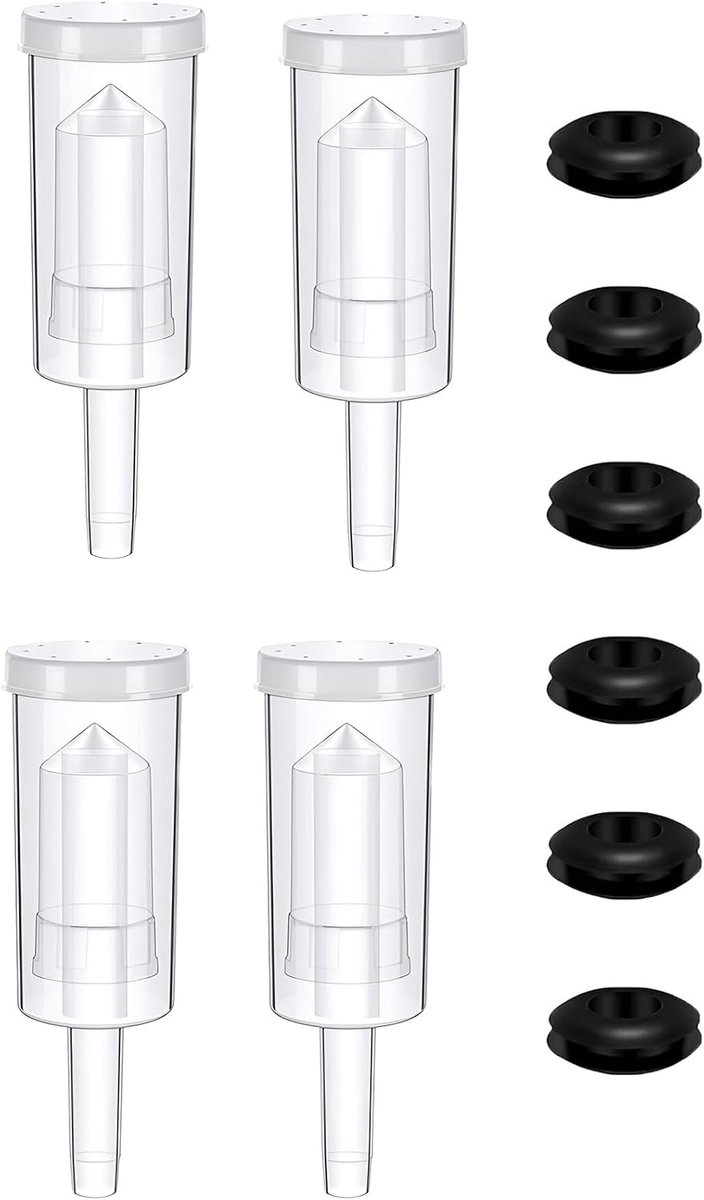 Fermentatiebuizen set van 4 - kunststof - geschikt voor thuisgebruik - ideaal voor fermenteren - ShopVlot