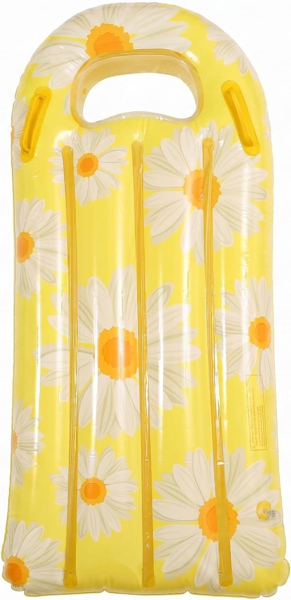 Opblaasbare surfplank 103 x 47 cm - fruitpatroon - vrolijke kleuren - plezier in het water - ShopVlot