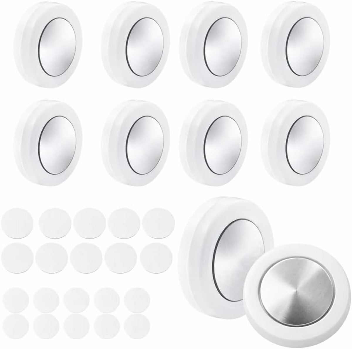 Remote control houder 10 stuks - magnetisch - zelfklevend - altijd binnen handbereik - ShopVlot