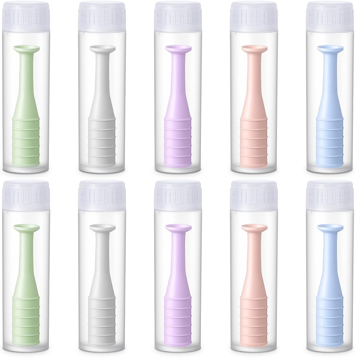 Contactlens remover 10 stuks - siliconen zuignap - veilig en hygiënisch - ideaal voor handbagage - ShopVlot
