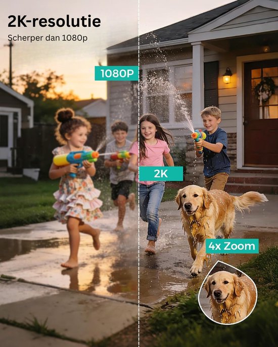 Zavio® 5G WiFi Beveiligingscamera - Binnen Camera Huisdier Camera - Huisbewaking - Zwart van Zavio — afbeelding 2