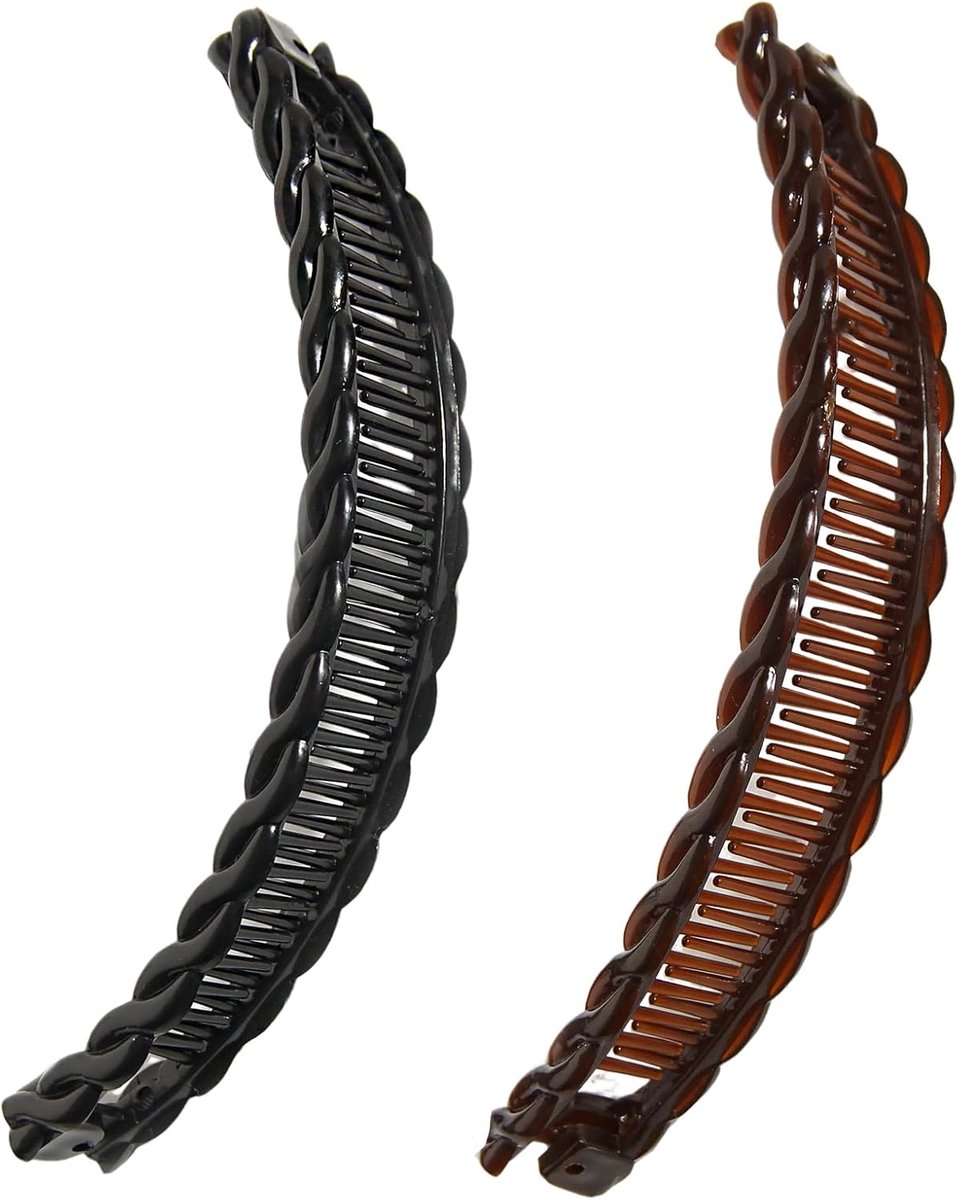 Haarclip 2 Stuks - Grote Klamclip - Waterdicht en Warmtebestendig - Ideaal voor Gevoelige Hoofdhuid - ShopVlot