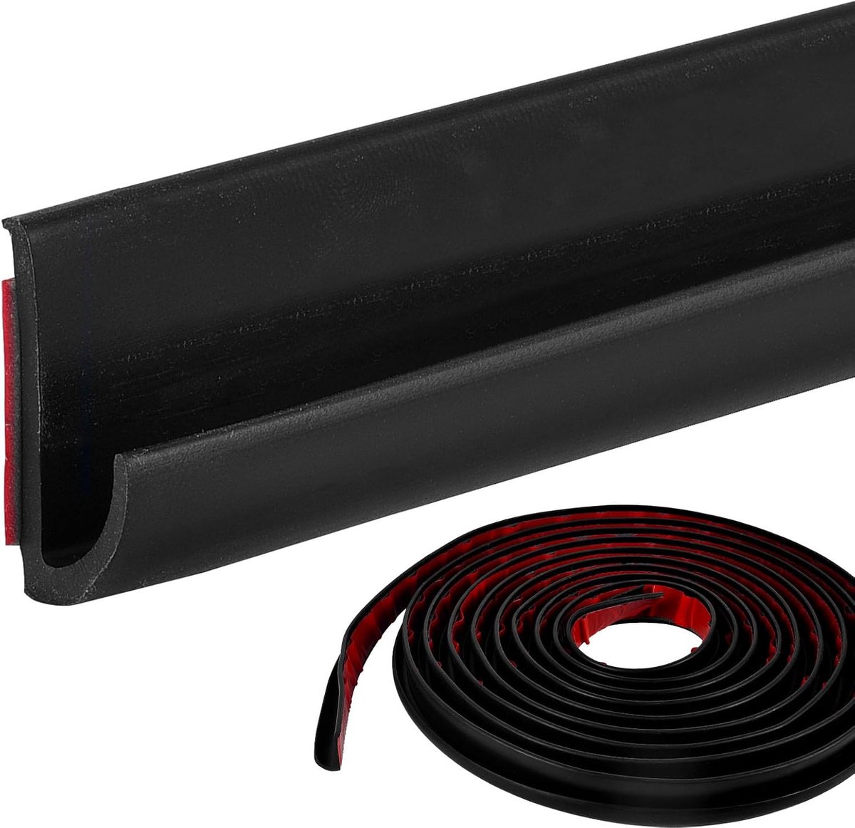 J-shaped RV Rain Gutter, TPE Self Adhesive Rain Gutter RV, Roof Rain Distraction Strip, Long Edge Protection Profile - ShopVlot