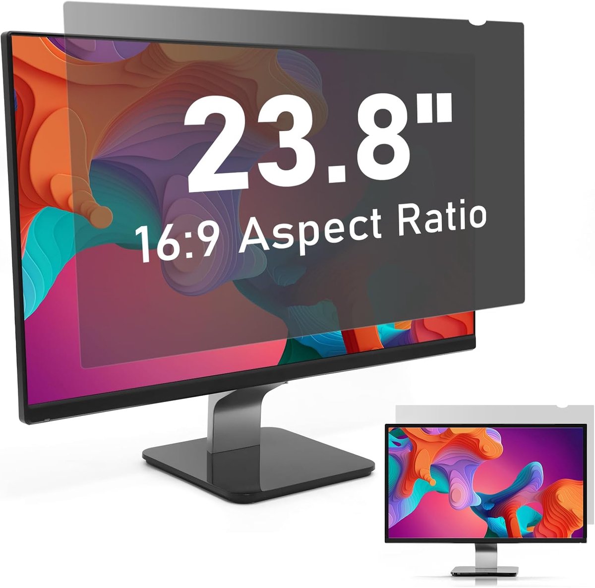 SOPPY Privacy Filter, 23.8" Monitor Privacy Film, Monitor Screen Filter Privacy Screen Filter with Privacy Protection - ShopVlot