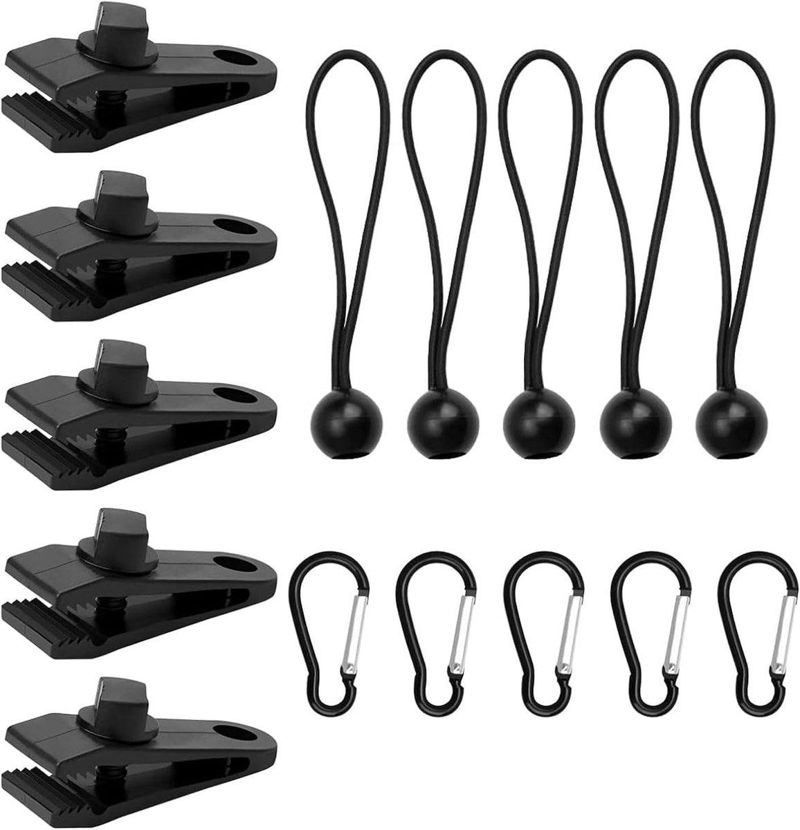 Pince Bache Piscine, 15 stuks universele bevestigingsclips voor tent en oproller, vaste accessoires voor de - ShopVlot