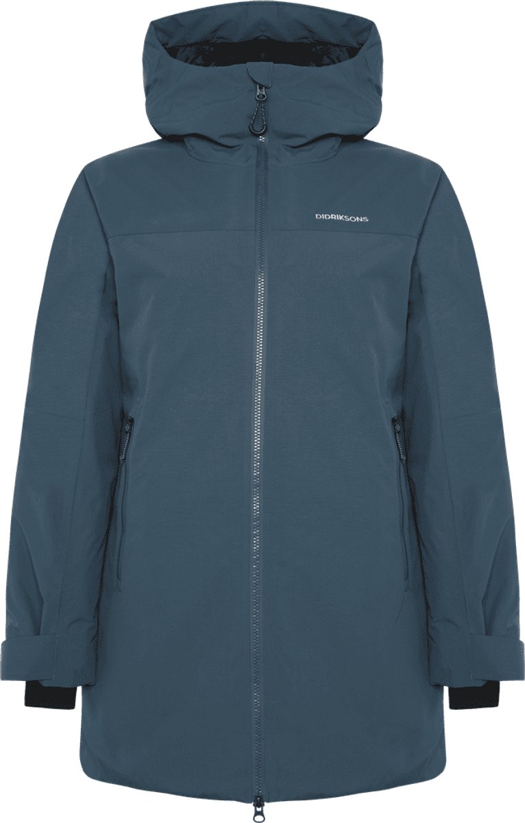 Didriksons MARGET WNS PARKA2 Dames Outdoorjas Sleepy Blauw