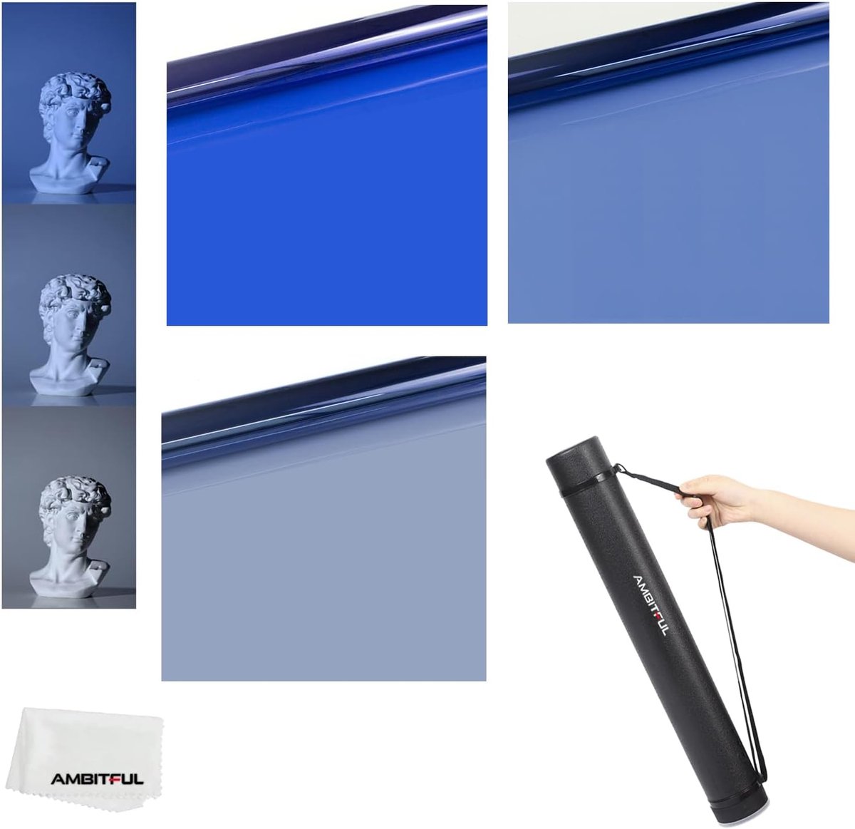 AMBITFUL 40cmx50cm Photography Video Soft Light Paper Color Temperature Film Stage Lighting Color Paper Filter Film - ShopVlot