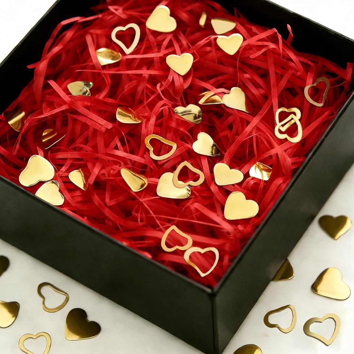 LIANRISES rood versnipperd tissuepapier voor geschenkdozen - ShopVlot