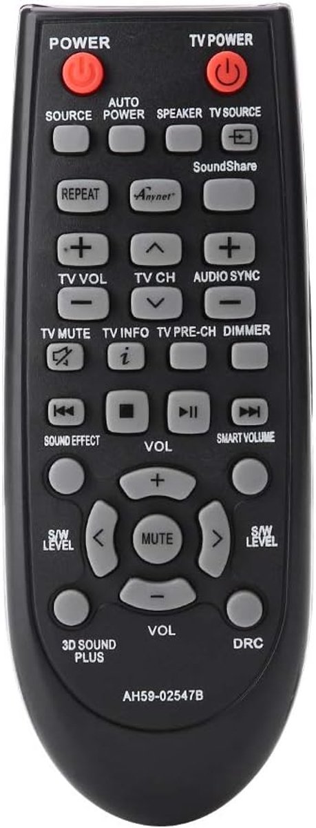 Replacement Remote Control Universal Soundbar Controller Compatible with HWF450ZA HWF450 - ShopVlot
