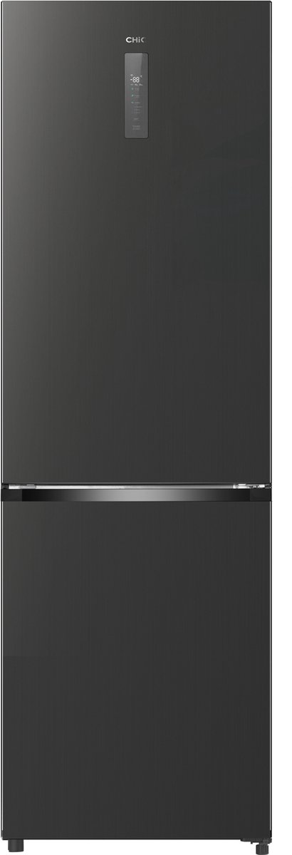 CHiQ CBM310NGC - Koel-vriescombinatie - 308 Liter - No Frost - Ultrasstil 33 dB - Plat ontwerp - Digitaal LED Display - C - 12 Jaar Garantie op Compressor - 2026 Nieuw