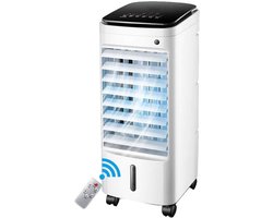 Mobiele airco ventilator - Persoonlijke koeler - Persoonlijke verkoeling - Watergekoeld - Compact formaat - Wit