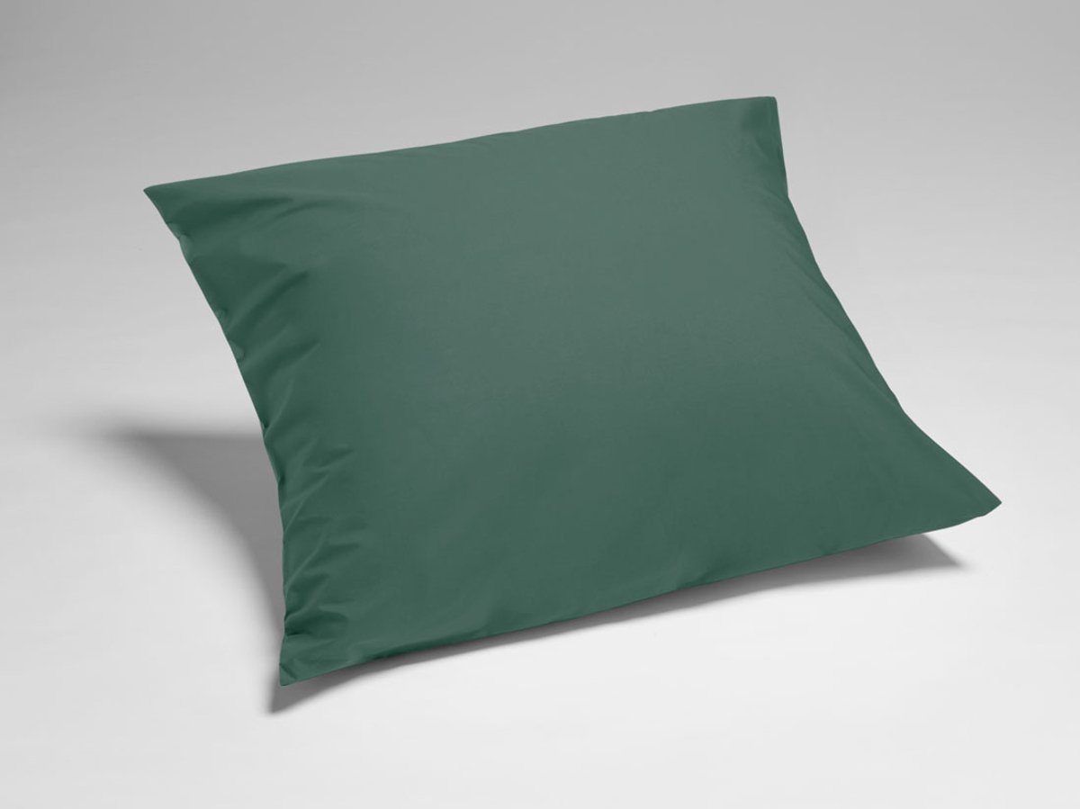 Yumeko kussensloop percal katoen bosgroen 65x65 - Bio, eco & fairtrade - 1 stuk